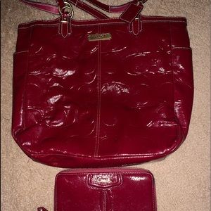 COACH Purse and Wallet Combo